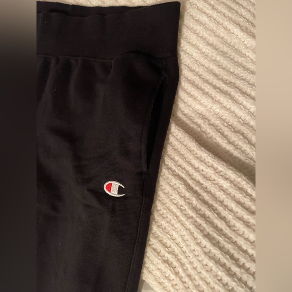 Champion Black Reverse Weave Fleece Jogger Sweatpants - Picture 10 of 12